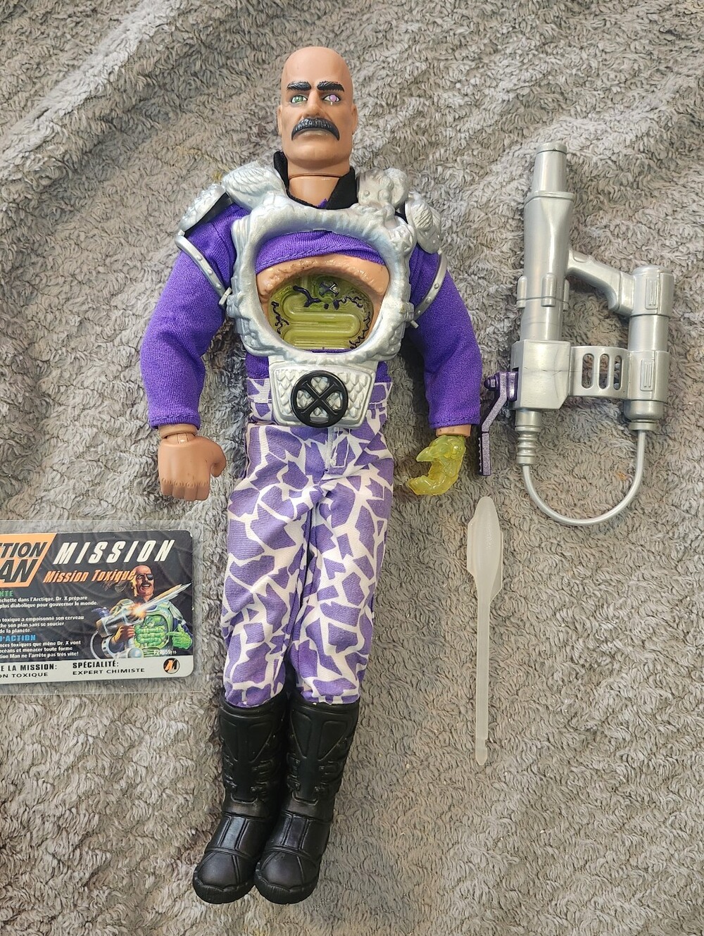 vintage 1995 Hasbro Action Man "Dr. X"